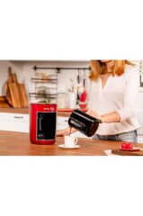 Köpüklüm 4 Fincan Kapasiteli 735 Watt Türk Kahve Makinesi - Kırmızı