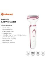 Pbs503 4 In 1 Lady Shaver Beyaz
