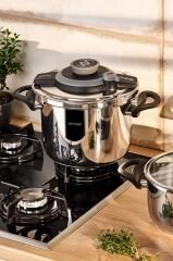 Vera Düdüklü Tencere 4 Litre Siyah