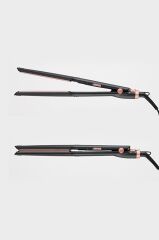 Ahs-2033 Siyah Geniş Seramik Kaplamalı Güçlü Saç Düzleştirici (40mm*120mm )