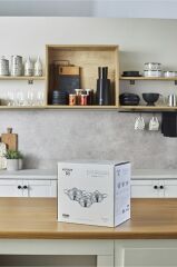 Emirgan Indüksiyon Tabanlı 6 Parça Çelik Sahan Set