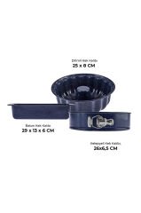 Wellbake 3'lü Kek Kalıbı Seti