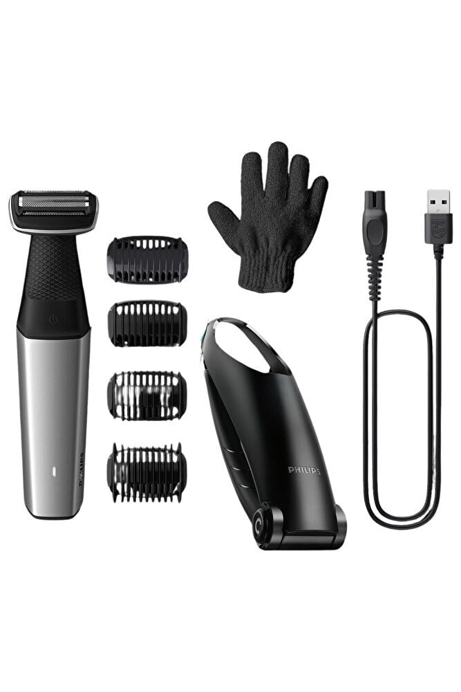 5000 BG5021/16 Serisi Duşa Uygun Hassas Bölge ve Vücut Tıraş Makinesi