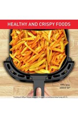 Easy Fry Essential Hava Fritözü, 3,5 L Kapasiteli Yağsız Fritöz, 1430W, Siyah, Ey130840