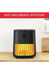 Easy Fry Essential Hava Fritözü, 3,5 L Kapasiteli Yağsız Fritöz, 1430W, Siyah, Ey130840