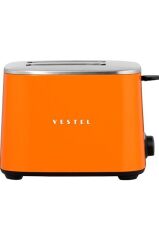Retro Turuncu 2 Dilim Ekmek Kızartma Makinesi