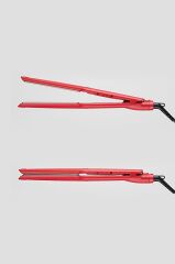 Ahs-2033 Kırmızı Geniş Seramik Kaplamalı Güçlü Saç Düzleştirici (40mm*120mm )