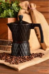 Taşev T1203 Adamante Moka Pot 6 Fincan (ALÜMİNYUM)