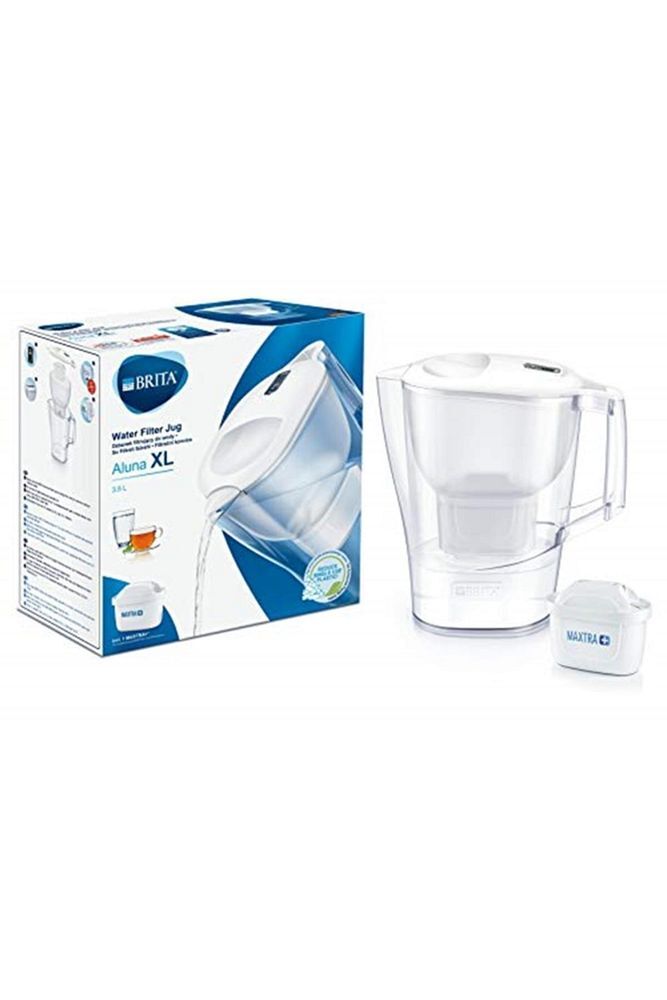 Aluna XL 1x Maxtra+ Filtreli Su Arıtma Sürahisi - Beyaz 3,5 lt