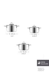 Fiorino İndüksiyon Tabanlı Mini Tencere Seti 6 Parça