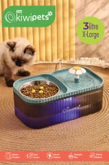 Pets Kpf-10548 Mama Kabı ve Otomatik Evcil Hayvan Su Çeşmesi