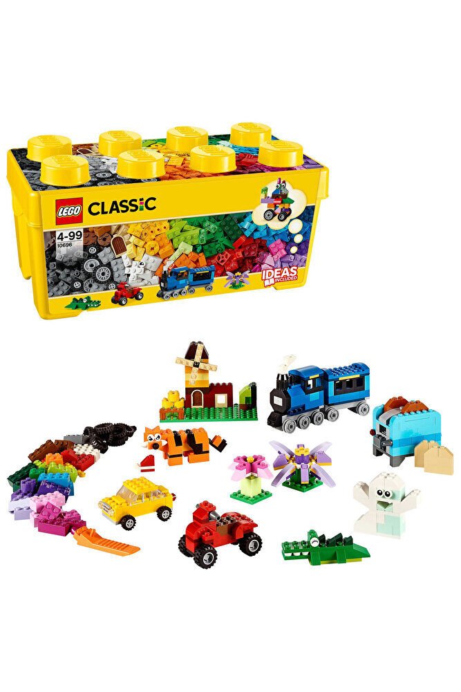 ® Classic Orta Boy Yaratıcı Yapım Kutusu 10696 - 4+ Yaratıcı Oyuncak Yapım Seti (484 Parça)