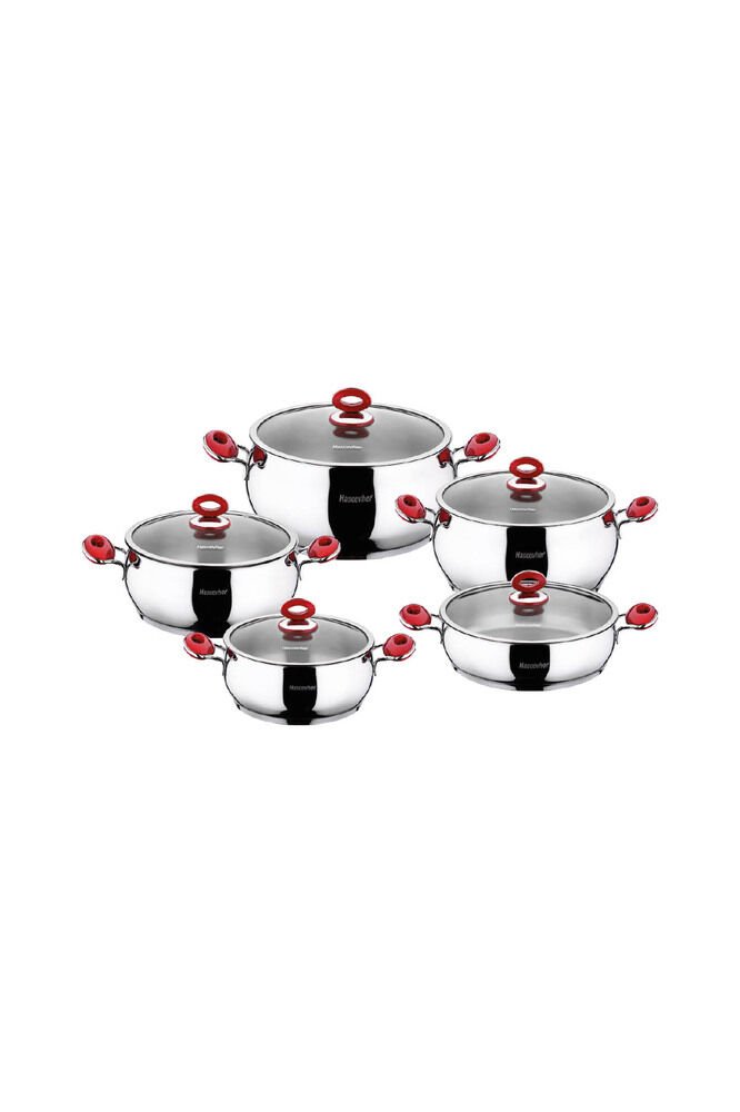 Anemon 10 Pcs Tencere Seti (18/20/22/24/24Krn.)