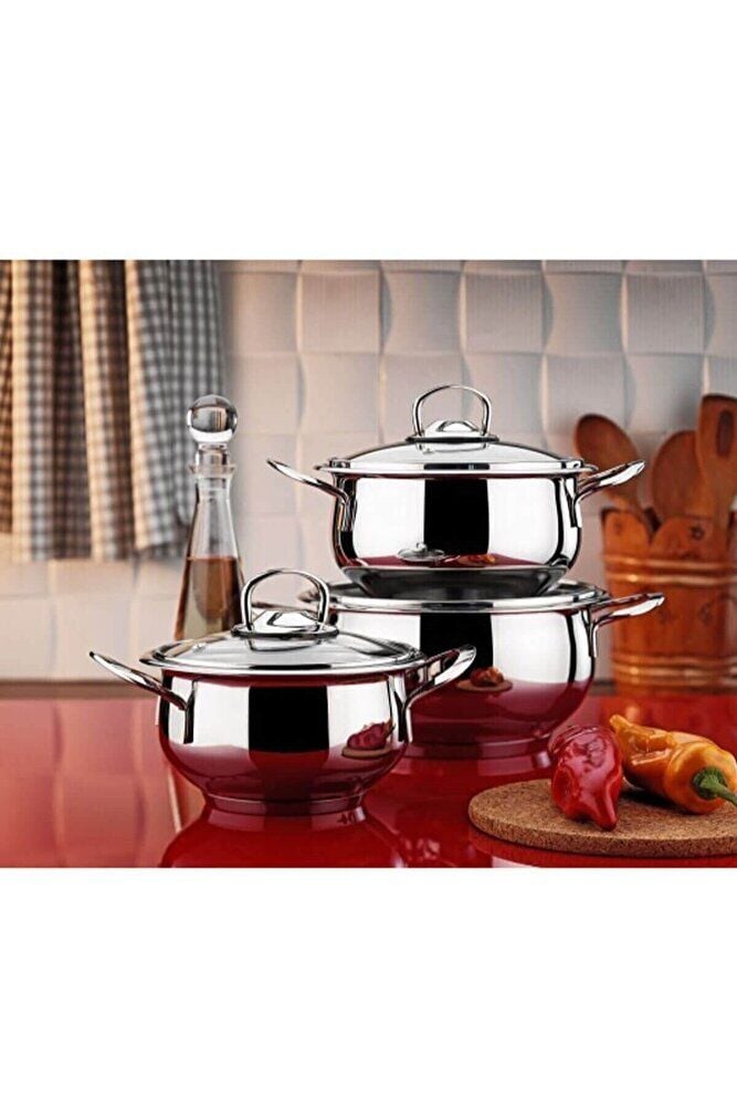 Tencere Seti 6 Parça  14x16x18 cm