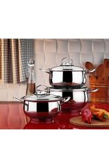 Tencere Seti 6 Parça  14x16x18 cm