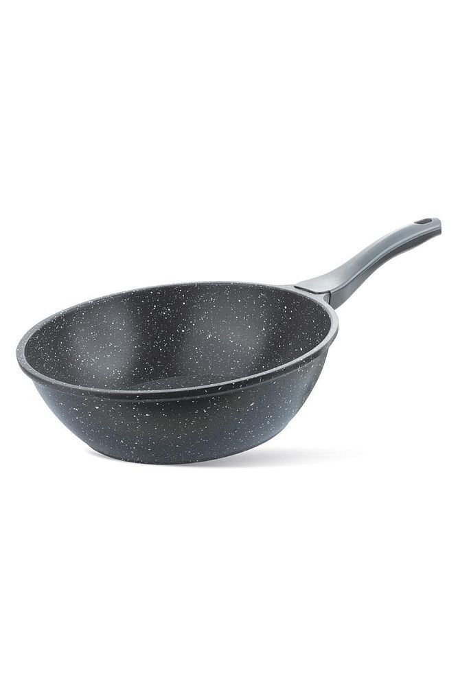 Granit Döküm 28 Cm Wok Tava Gri
