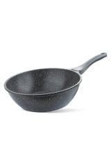 Granit Döküm 28 Cm Wok Tava Gri