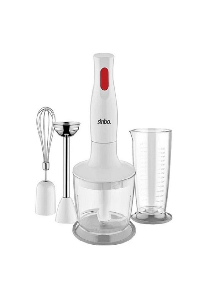 SHB-3147 3 Fonksiyonlu El Blender Seti - Beyaz / 400 Watt