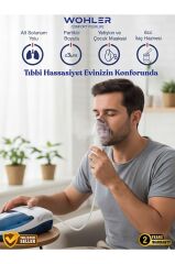 Kompresörlü Nebülizatör Hava Buhar Makinesi