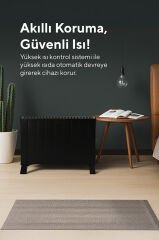 Siyah Konvektör Isıtıcı 2000W HC-2930