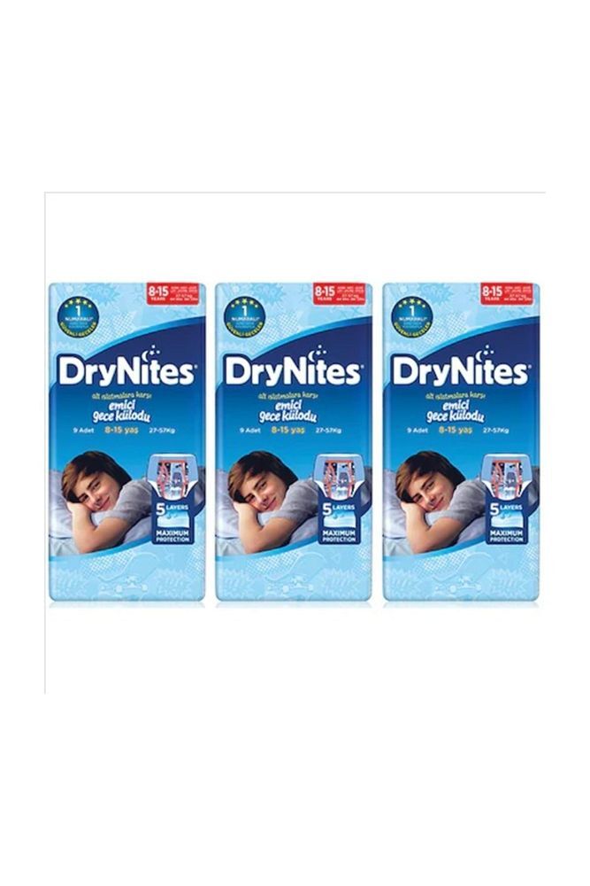 Drynıtes Erkek Emici Gece Külodu 8-13 Yaş 27 Adet