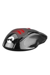 Sm-763 Kırmızı 6d 2400 Dpi 2.4 Ghz Siyah Usb Oyuncu Led Aydınlatmalı Kablosuz Mous