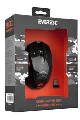 Everest Sm-763 2400 Dpi 2.4 Ghz Aydınlatmalı Gaming Oyuncu Kablosuz Mouse 9583000