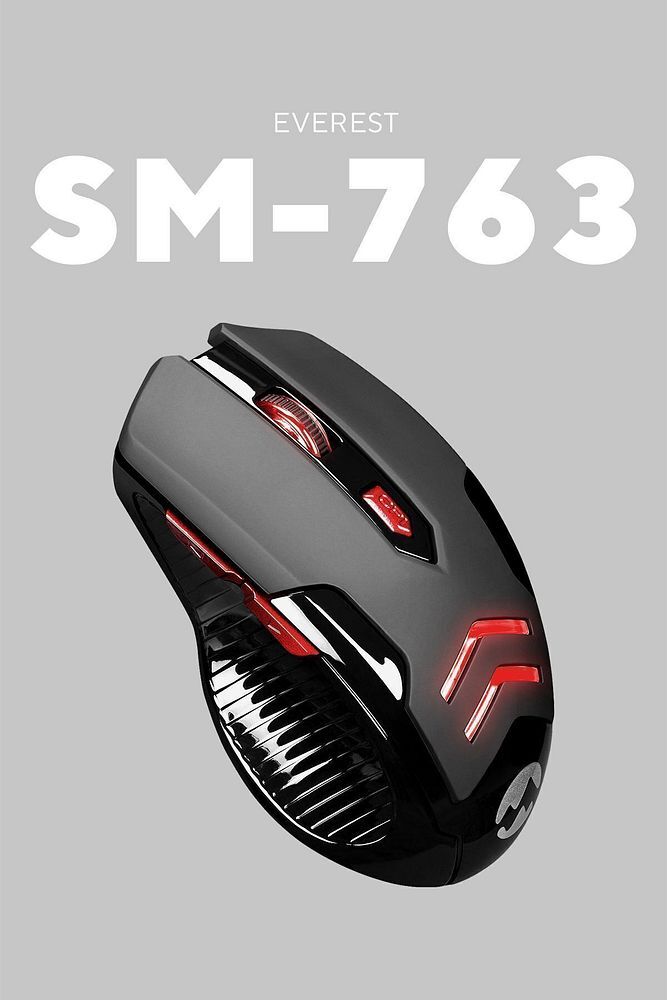 Sm-763 2400 Dpi 2.4 Ghz Aydınlatmalı Gaming Oyuncu Kablosuz Mouse