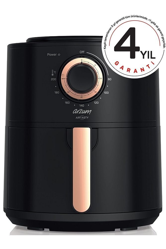 AR2062-B Airtasty Yağsız Fitöz Airfryer, 4 Litre Kapasite, Bakır