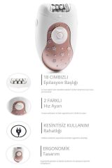 AR5029 Rosy Kablolu Epilatör