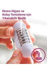 BRE225/05 Kablolu Epilatör,Bacak İçin Kullanım,2 Hız Ayarı,Yıkanabilir Başlık