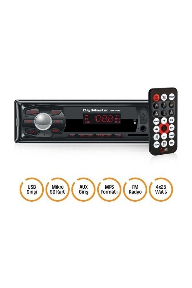 Goldmaster / Sd-2105 Uzaktan Kumandalı - Mp3 Özellikli Oto Teyp