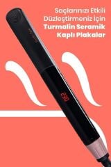 Mila Dijital Ekran Keratin Seramik Ince Plakalı Saç Düzleştirici Ve Şekillendirici Gm7172