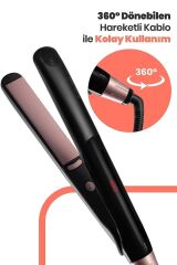 Mila Dijital Ekran Keratin Seramik Ince Plakalı Saç Düzleştirici Ve Şekillendirici Gm7172