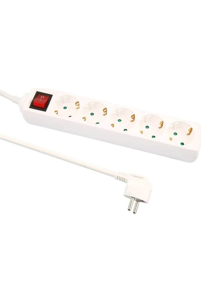 Sps1050a/51 5'li Priz 2 Metre Anahtarlı Çocuk Korumalı