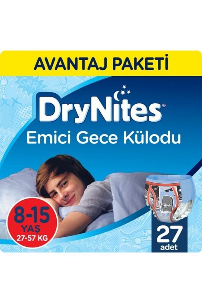 Drynites Erkek Emici Gece Külodu 8-15 Yaş 27 Adet