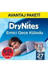 Drynites Erkek Emici Gece Külodu 8-15 Yaş 27 Adet