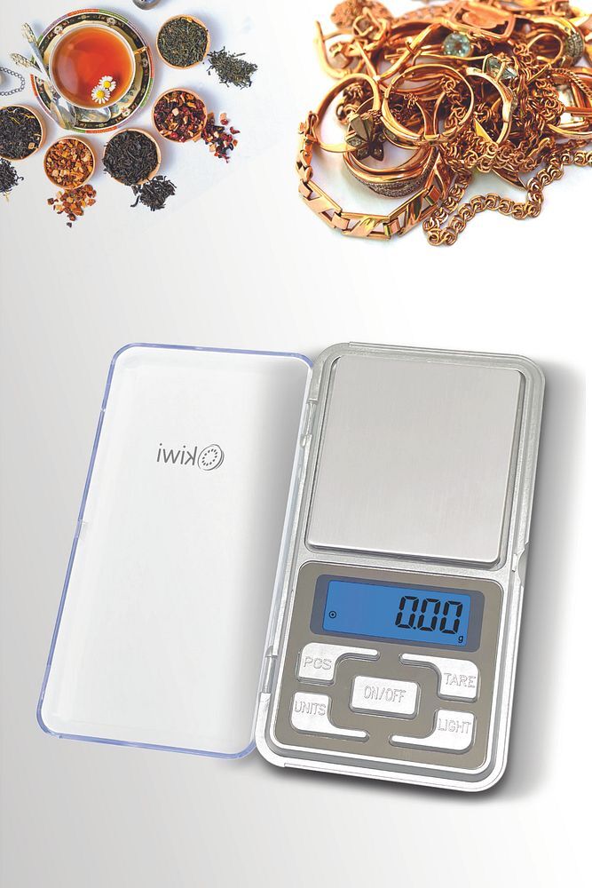 Digital Hassas Elektronik Kuyumcu Terazisi 0,01 gr Hassasiyetli Mutfak Terazisi Kks-1170