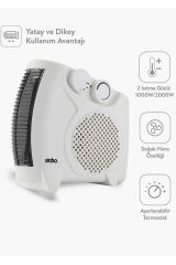 Fanlı Isıtıcı 2000w sıcak - Soğuk Ve Yatay - Dikey Kullanıma Uygun Sfh-6940