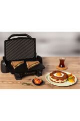 Gc1918tr Toast Expert 1800 Watt Izgara Ve Tost Makinesi, Siyah