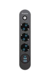 45640 Akım Korumalı / 2 X USB - 1 X Type-C Girişli / 3'lü Priz Uzatma Kablosu