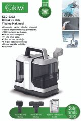 Kcc-4322 Koltuk Ve Halı Yıkama Makinesi Siyah