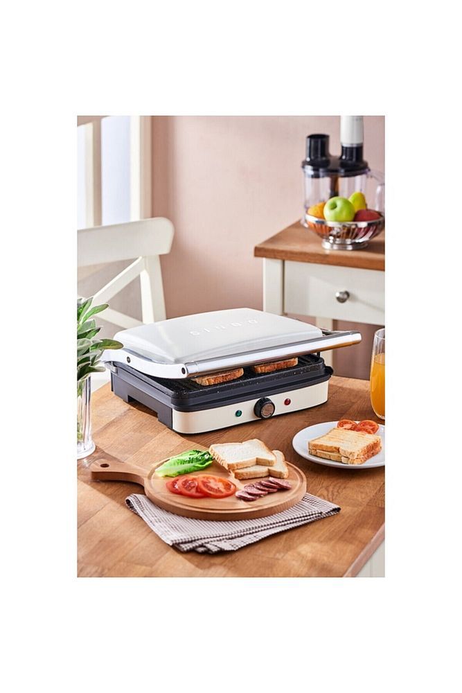 Ssm-2571 Krem 2000 W Tost Makinesi