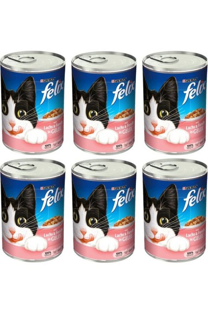Purina Somonlu Ve Alabalıklı Konserve Yaş Kedi Maması 400 gr X 6 Adet