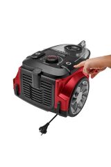 Vantuz High Force Kırmızı Toz Torbasız Elektrikli Süpürge