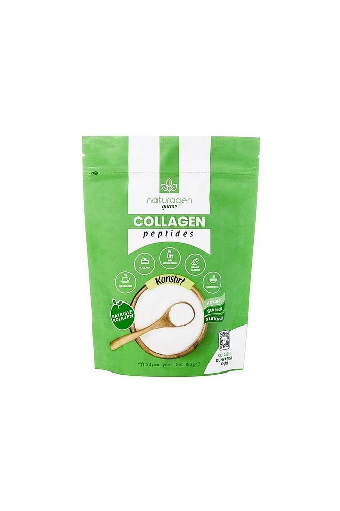 Kolajen Gurme %100 Saf Collagen 1. Kalite 150 gram Tip 1&3 Peptit Helal Sertifikalı Toz Kolajen