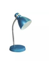 Çocuk Modern Krom Spiralli Masa Lambası Mavi
