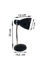 Çocuk Modern Krom Spiralli Masa Lambası Mavi